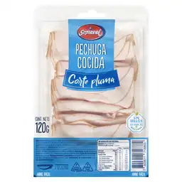 Sopraval Pechuga de Pavo Cocida en Corte Pluma