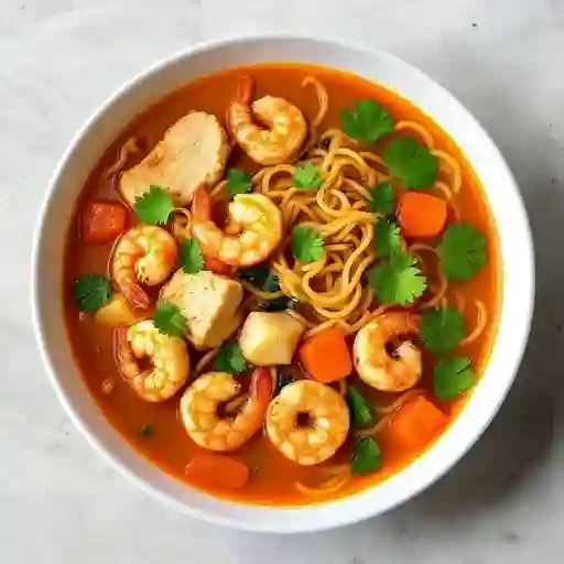 Sopa Womin Pollo Y Camaron