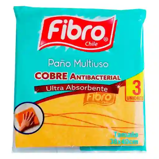 Fibro Paño Multiuso Cobre Antibacterial