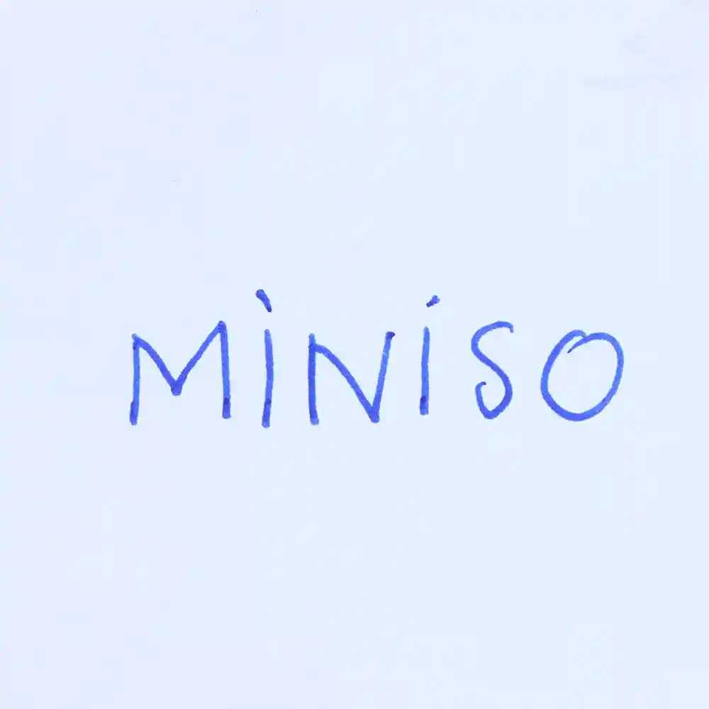 Miniso Lápiz de Gel Secado Rápido Azul 0.7 mm