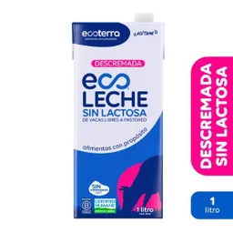 Ecoterra Leche Descremada Sin Lactosa