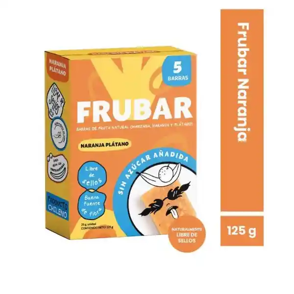 Frubar Barra Fruta Naranja Platano