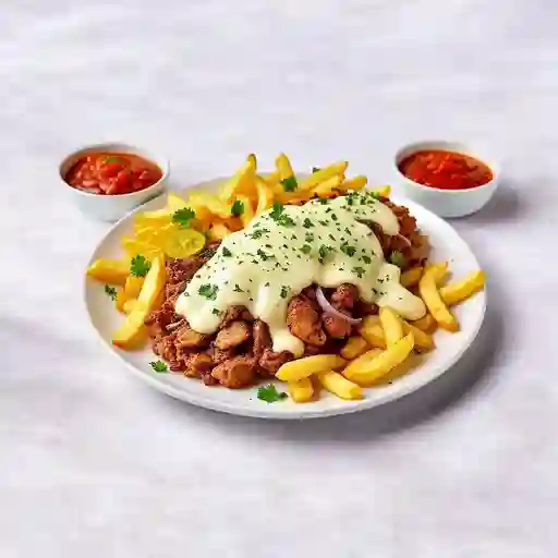 Shawarma Libanes + 2 Salsas Arabes