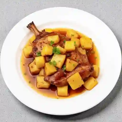 Cerdo Asado con Piña