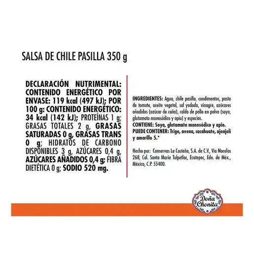 La Costeña Salsa Chile