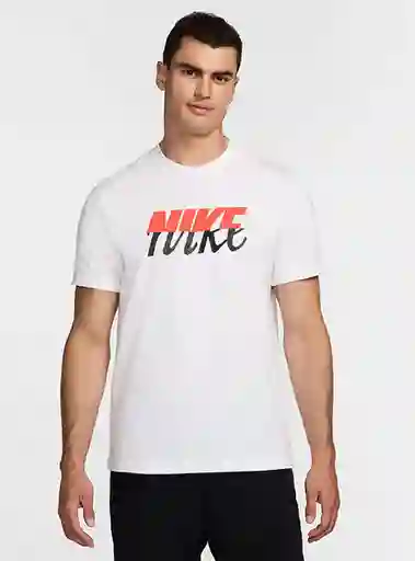 Nike Polera M Nsw Tee Fw Cnct Fa23 Fs Blanco Talla M