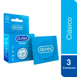 2 X Durex Condones Clásicos x 3 Unidades