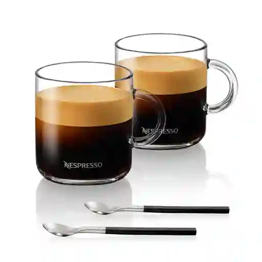 Nespresso Taza Vertuo Gran Lungo Con Cucharas