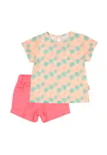 Conjunto Day to Day Bebé Niña Naranjo 6/12 721