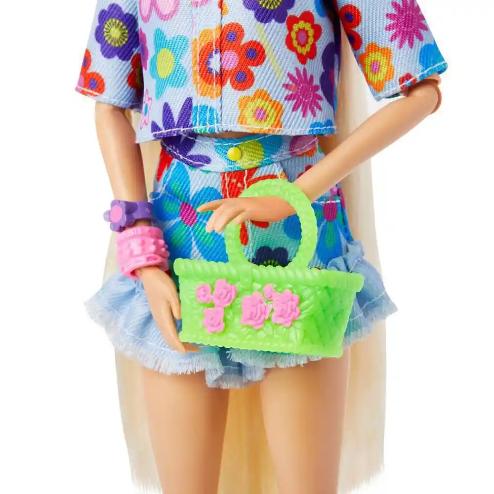 Barbie Extra Muñeca Conjunto de Flores