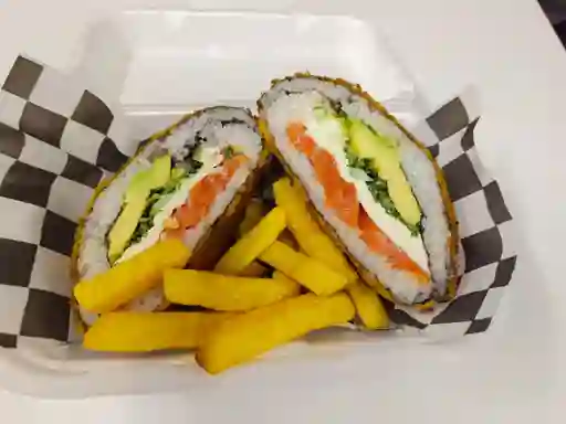 Sushi Buger Pollo Salmon