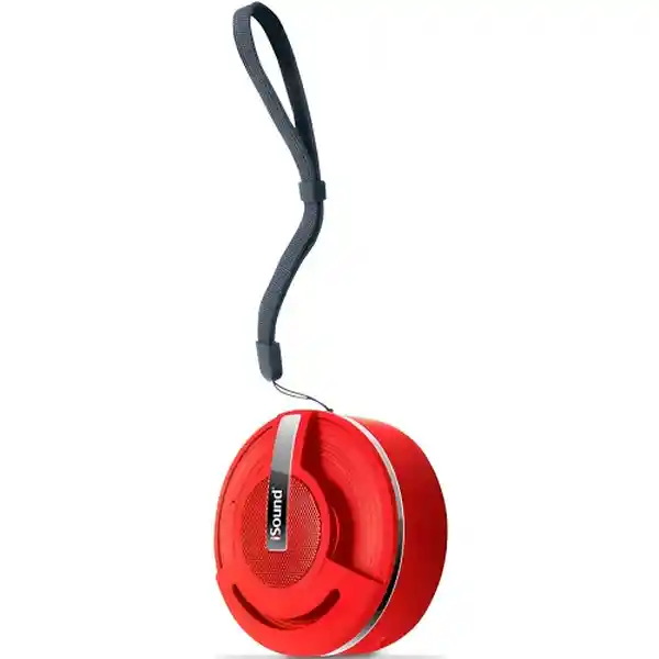 Isound Parlante Bluetooth Hang on Rojo