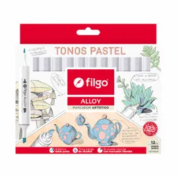 Filgo Marcador Artístico Alloy Tonos Pastel