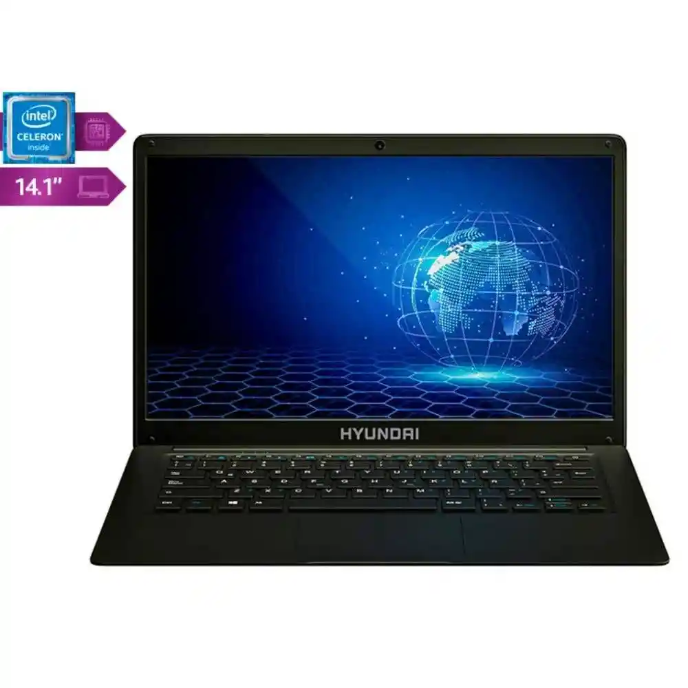 Notebook Hyundai 128gb Ssd M.2 Pantalla Ips 14 Pulgadas Procesad