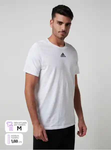 Adidas Polera H Small Lo Blanco Talla M IW4978