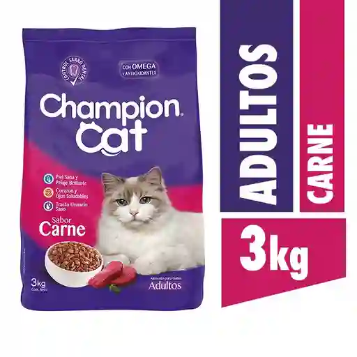 Champion Cat Alimento para Gato Adulto Sabor Carne