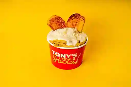 Pasta Fresca Spaghetti , Salsa 4 Quesos