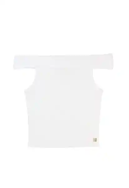 Top Teens Sin Hombro Spirit Niña Blanco Talla 16/L - 536