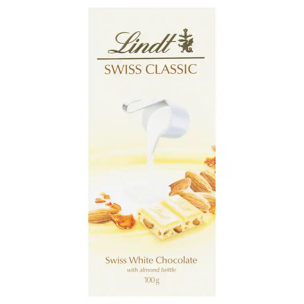 Lindt Chocolate Blanco Turron De Almendras