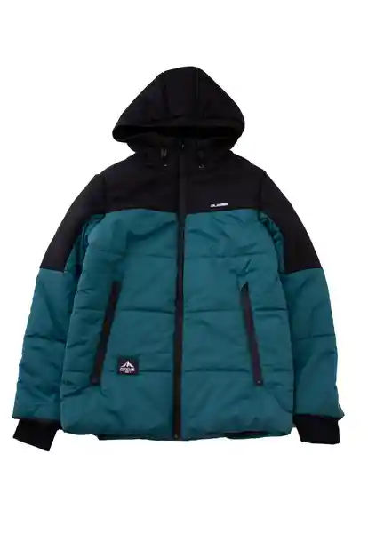 Abrigo Parka Junior Arctic 355 Esmeralda Oscuro 12 Años Ficcus