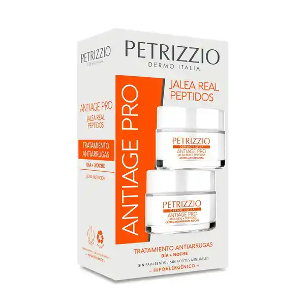 Petrizzio Estuche de Cremas Antiage Pro Jalea Real Péptidos