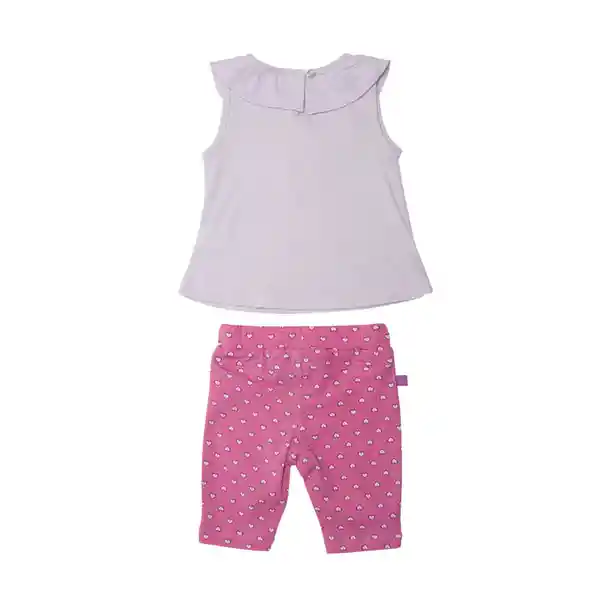 Conjunto Bebé Niña Lila Pillin 6 M