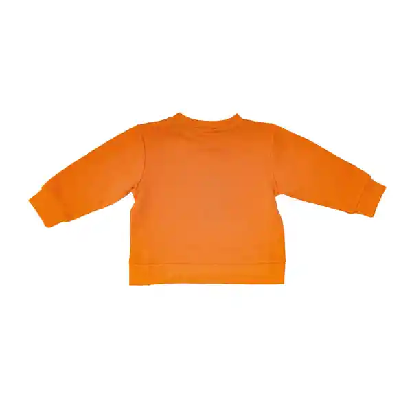 Polerón Bebe Niño Naranja Pillin 3 M