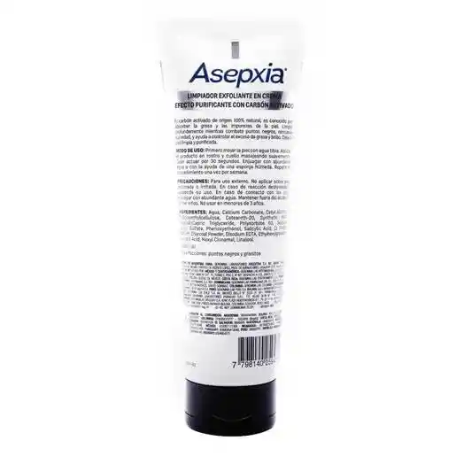 Asepxia Carbón Detox Gel Exfoliante