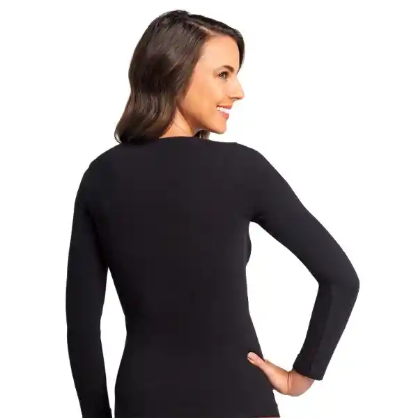 Polera Algodón Negro Talla S/M Caffarena