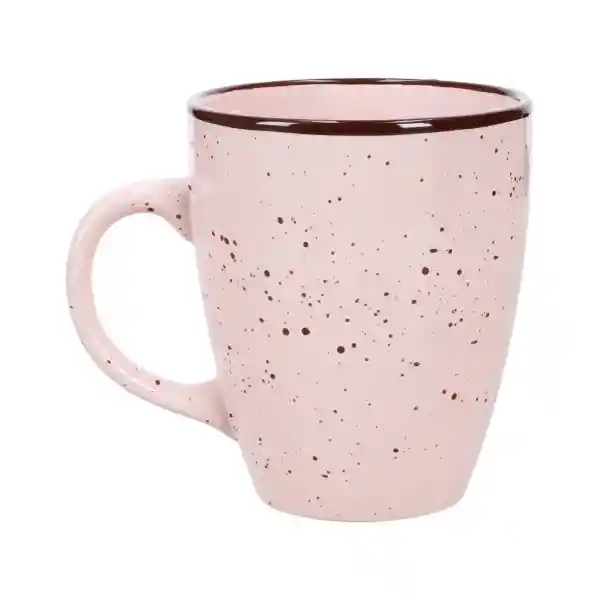 Tazón Cerámica Stoneware Rústico Rosa 350 mL Casaideas