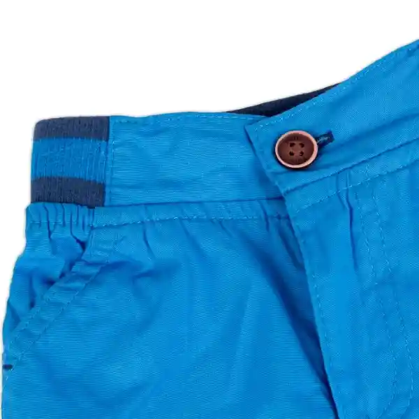 Bermuda Bebé Niño Turquesa Pillín Talla 12 M