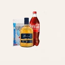 Combo Promo Mistral 1 L + Coca 1.5 L + Hielo 1 Kg