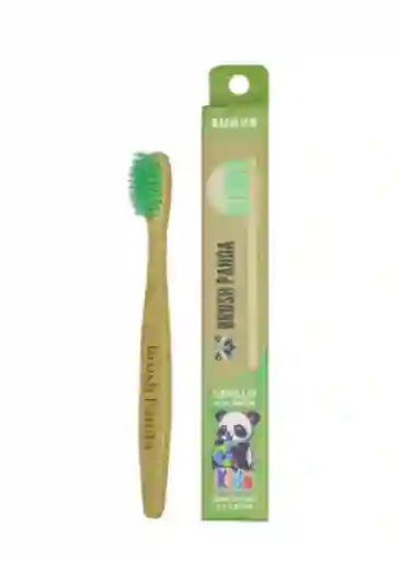 Brush Panda Cepillo Niño Cerdas Suaves Color Verde