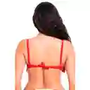 Bikini Estilo Sostén Con Flecos Rojo Talla S Samia