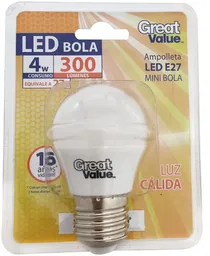 Ampolleta Led 7W LD E27 GV Great Value
