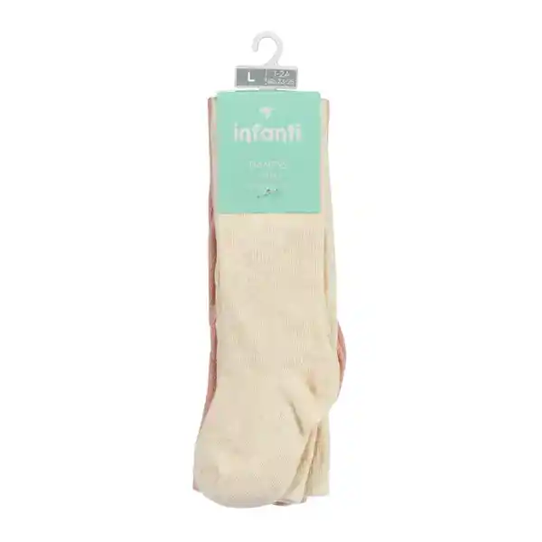 Panty Basicas Rosa - Beige - 6-9 Meses