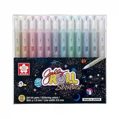 Sakura Bolígrafo de Gel Gelly Roll Stardust 12 Colores