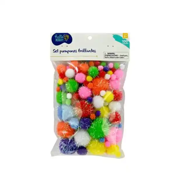 Hello Hobby Pompom Glitter