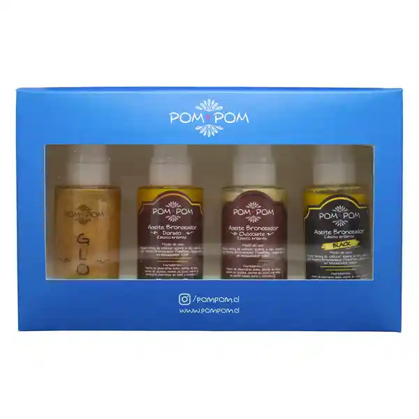 Pom Pom Set Bronceadores