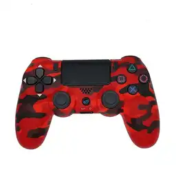 Njoy Tech Control Camuflado Rojo Ps4