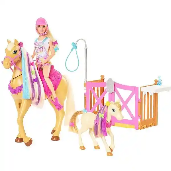 Barbie Muñeca Con Caballo Peinados Divertidos