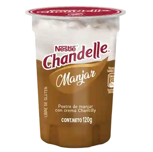 Nestlé Postre Chandelle Sabor a Manjar con Crema Chantilly