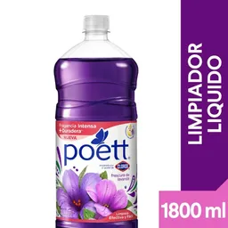 Limpiador Desinfectante de Pisos Poett Frescura de Lavanda (Botella) 1800 ml