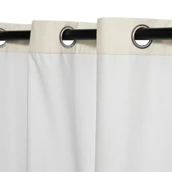 Cortina Blackout Color Ojetillos 140 x 240 cm Casaideas