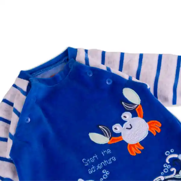 Osito Plush Bebe Niño Azul eléctrico Pillin 3 M