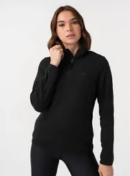 Rescue Polera Fleece W Negro M