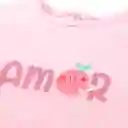 Polera Bebé Niña Rosado Talla 18 M Pillin