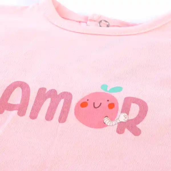 Polera Bebé Niña Rosado Talla 18 M Pillin