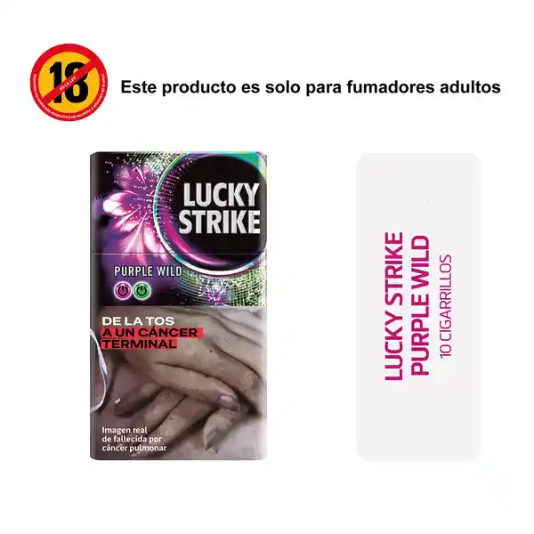 Lucky Strike Cigarrillo Purple Wild