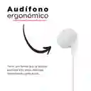 Miniso Audífonos De Cable Clásico - Blanco - 1.2 M